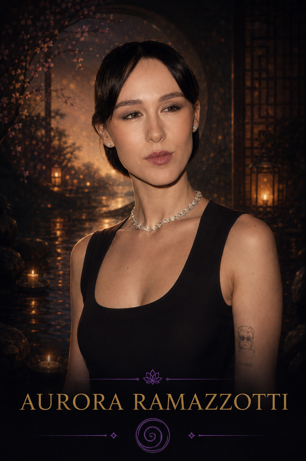 Locandina ufficiale dedicata ad Aurora Ramazzotti