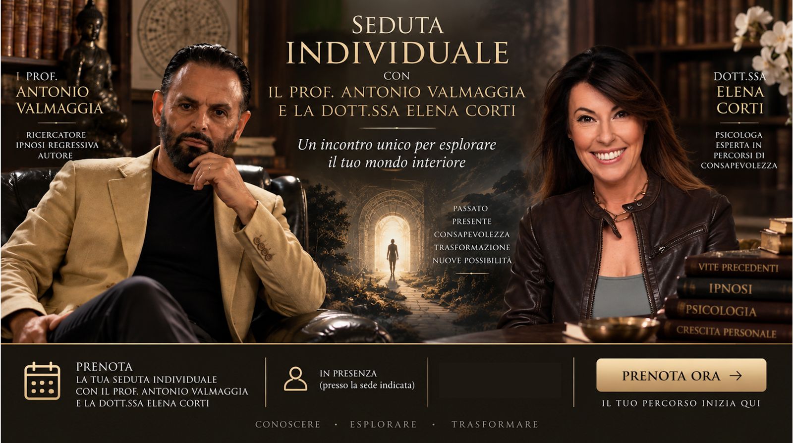 Seduta con il Prof. Antonio Valmaggia e la Dott.ssa Elena Corti